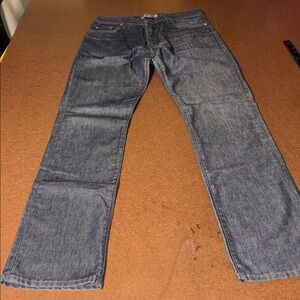 Men's Relaxed Fit 34x34 Jeans - dark denim